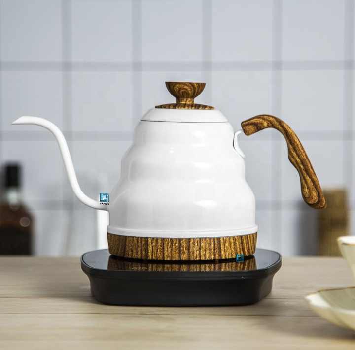 Better Koffee Artisan Brewing Temperature Controlled Electronic Kettle - White