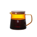 Better Koffee Hiroshi Server With Flat Wooden Lid Amber 500ML