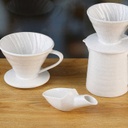 JDMON Ceramic Scoop Spoon Black