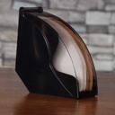JDMON Snail Plastic Paper Filter Holder Black