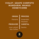 Pirates Abu GW-1720 Panama Anaerobic Washed (100g)