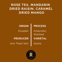 Pirates Pepe Rose Gesha - Ecuador Anaerobic Washed (100g)