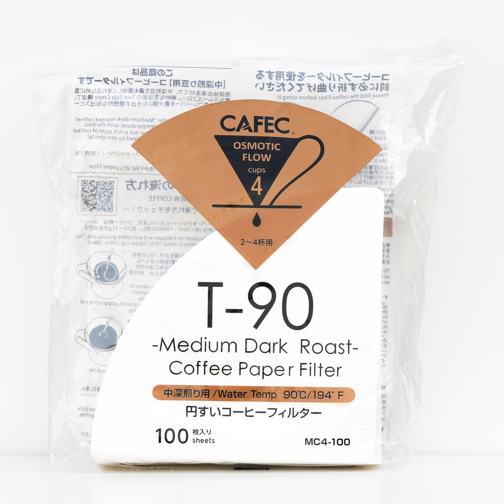 Cafec Medium Dark Roast Filter - Cup 4 - T90