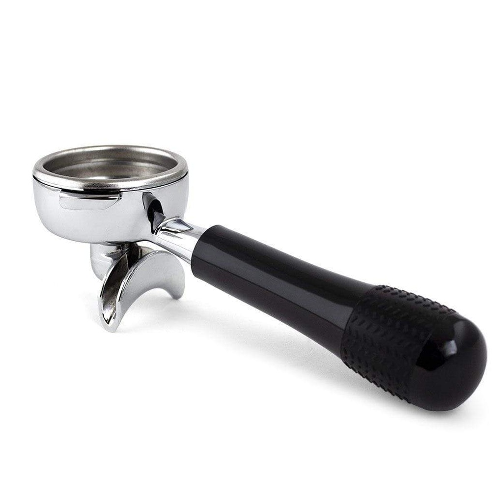 VA NS Double Spout Black Handle Portafilter