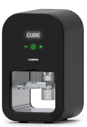Compak Cube Tamper Black
