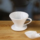 JDMON Ceramic White Dripper 01