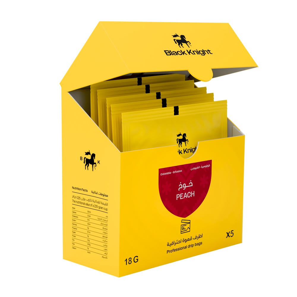 Black Knight Peach Colombia Drip Bag