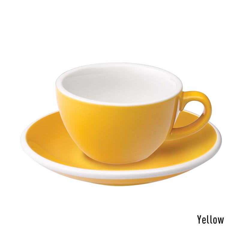 150ml Flat White Cup (Yellow)