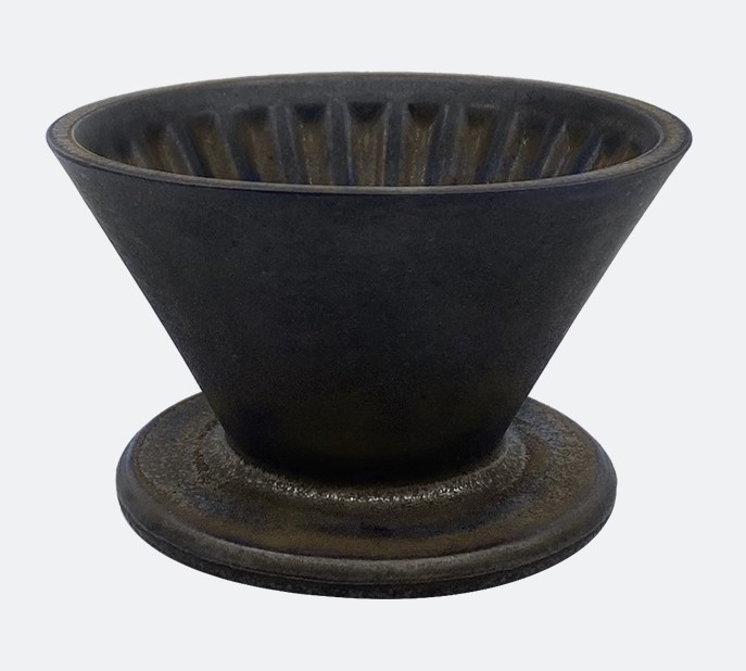 Timemore Crystal Eye Ceramic Dripper with Holder Golden Black 02