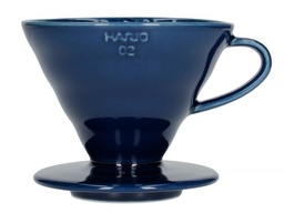 [SX00894] Hario V60 Coffee Dripper 02 - Indigo Blue