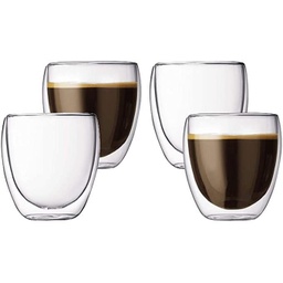 [DG824] Blackstone Double Wall Glass 250 ml 4 pcs Set
