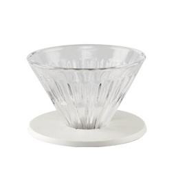 [SX01442] Timemore Crystal Eye Dripper with PC Holder 02 White