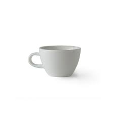 [SX01899] Acme Evolution Milk/White Flat White Cup 150ml, set of 6
