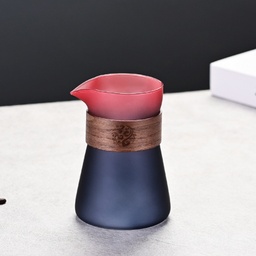 [P1000] Better Koffee Decanter Wooden Sleeve Pink Black 300ML