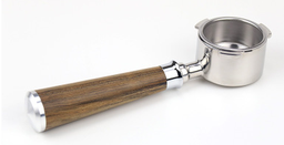 [SX00205] BS Bottomless Portafilter 51Mm For Delonghi 			Wallnut Wood