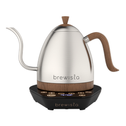 [SX00333] Brewista Artisan Electric Gooseneck Kettle 	 Stainless Steel And Wood 600ML