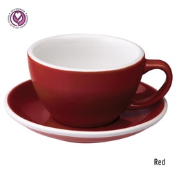 [C088-09BRE	Egg] 300ml Café Latte Cup (Red)