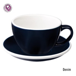 [C088-07BDE	Egg] 300ml Café Latte Cup (Denim)