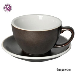 [C088-70BGU	Egg] 300ml Café Latte Cup (Gunpowder)