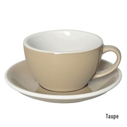 [C088-101BTP	Egg] 250ml Cappuccino Cup (Taupe)
