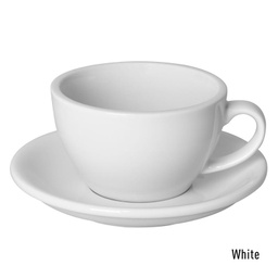 [C088-92BWH	Egg] 250ml Cappuccino Cup (White)