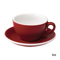 [C088-27BRE	Egg] 200ml Cappuccino Cup (Red)