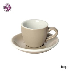 [C088-84BTP	Egg] 80ml Espresso Cup (Taupe)