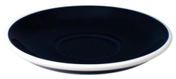 [C088-40BBK	Egg] 11.5cm Espresso Saucer (Black)