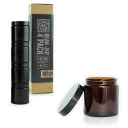 [SX00858] Comandante Bean Jar 4pack Brown