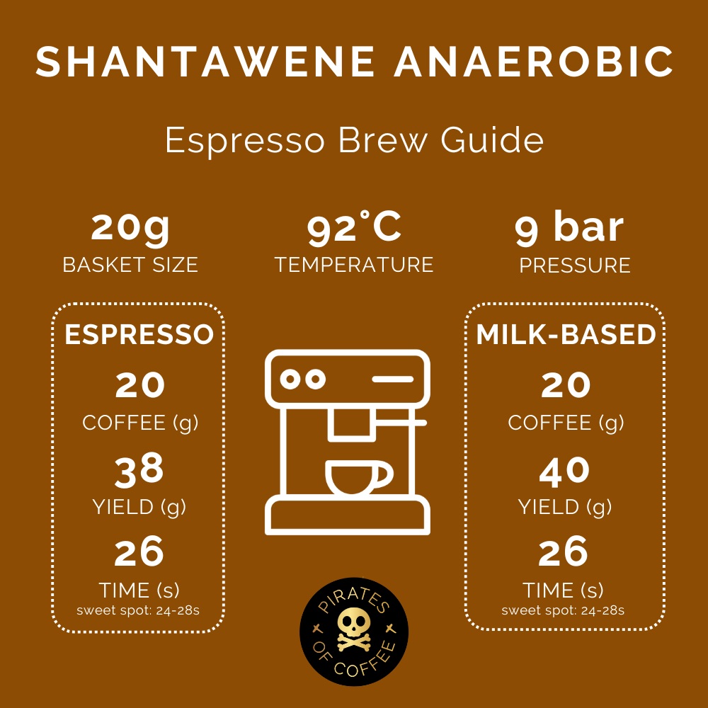 Pirates Shantawene Anaerobic Espresso - Ethiopia Anaerobic Natural (250g)