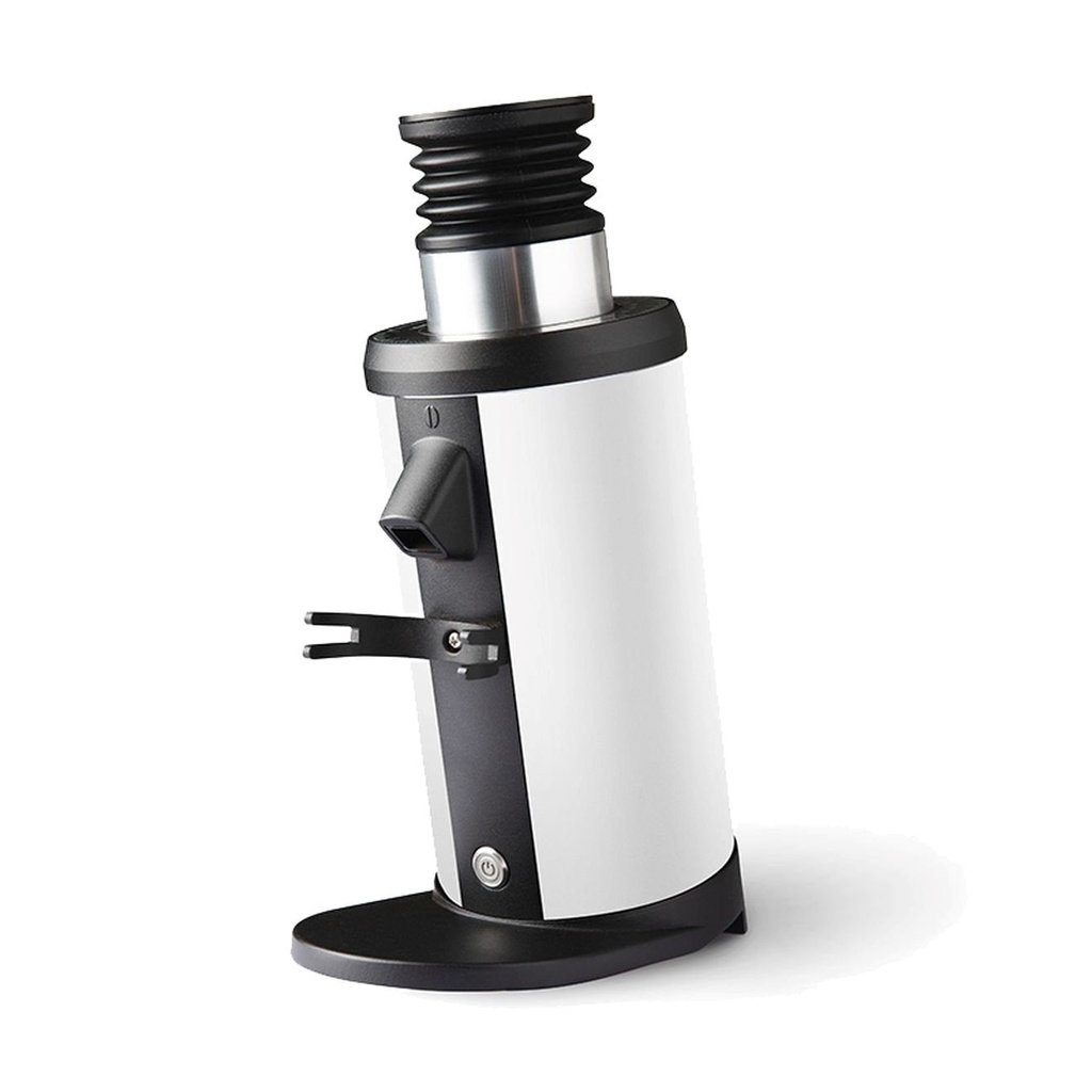 Df64 Coffee Single Dose Grinder Black Titanium Burrs White