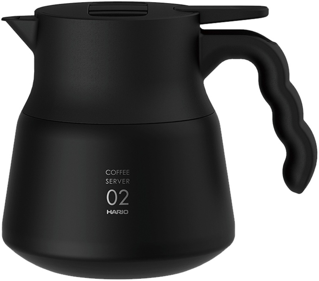 Hario V60 Insulated Stainless Steel Server PLUS 600ML - Black