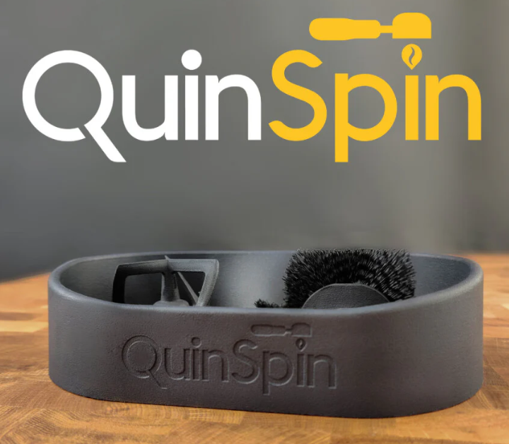 QuinSpin 2.0 HD coffee PORTAFILTER CLEANER