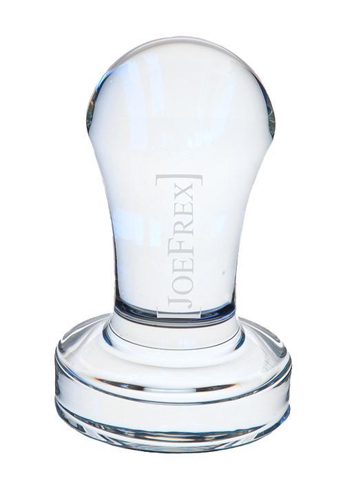 Joe Frex Espresso Coffee Tamper Crystal Clear Glass 58Mm Elegant One Piece Glass Tamper
