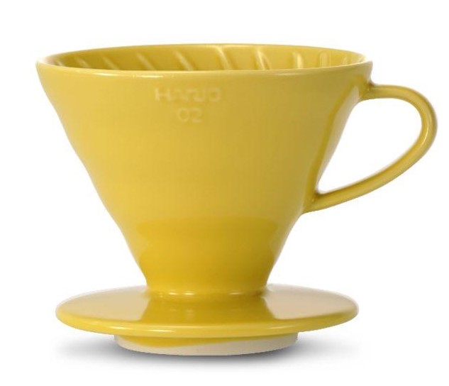 Hario V60 Coffee Dripper 01 - Ceramic Yellow