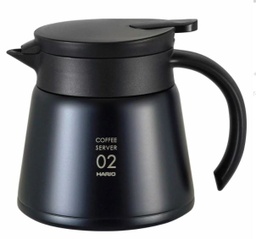 [SX00920] Hario V60 Insulated Stainless Steel Server 600 - Black