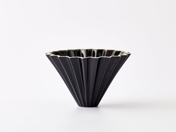 [SX01333] Black Origami Dripper M with Plastic Holder