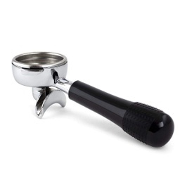 [SX01617] VA NS Double Spout Black Handle Portafilter