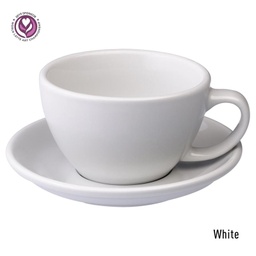 [C088-01BWH Egg] 300ml Café Latte Cup (White)