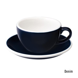 [C088-25BDE	Egg] 200ml Cappuccino Cup (Denim)