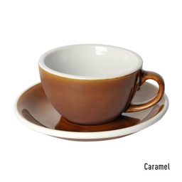 [C088-74BCA	Egg] 200ml Cappuccino Cup (Caramel)