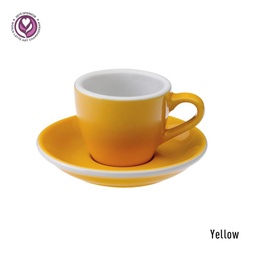 [C088-47BYE	Egg] 80ml Espresso Cup (Yellow)
