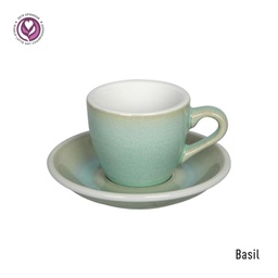 [C088-138BBI	Egg] 80ml Espresso Cup (Basil)
