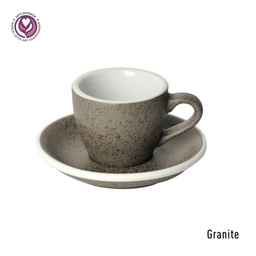 [C088-88BGL	Egg] 80ml Espresso Cup (Granite)