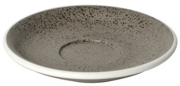 [C088-69BGL	Egg] 15.5cm Shared Saucer (Granite)